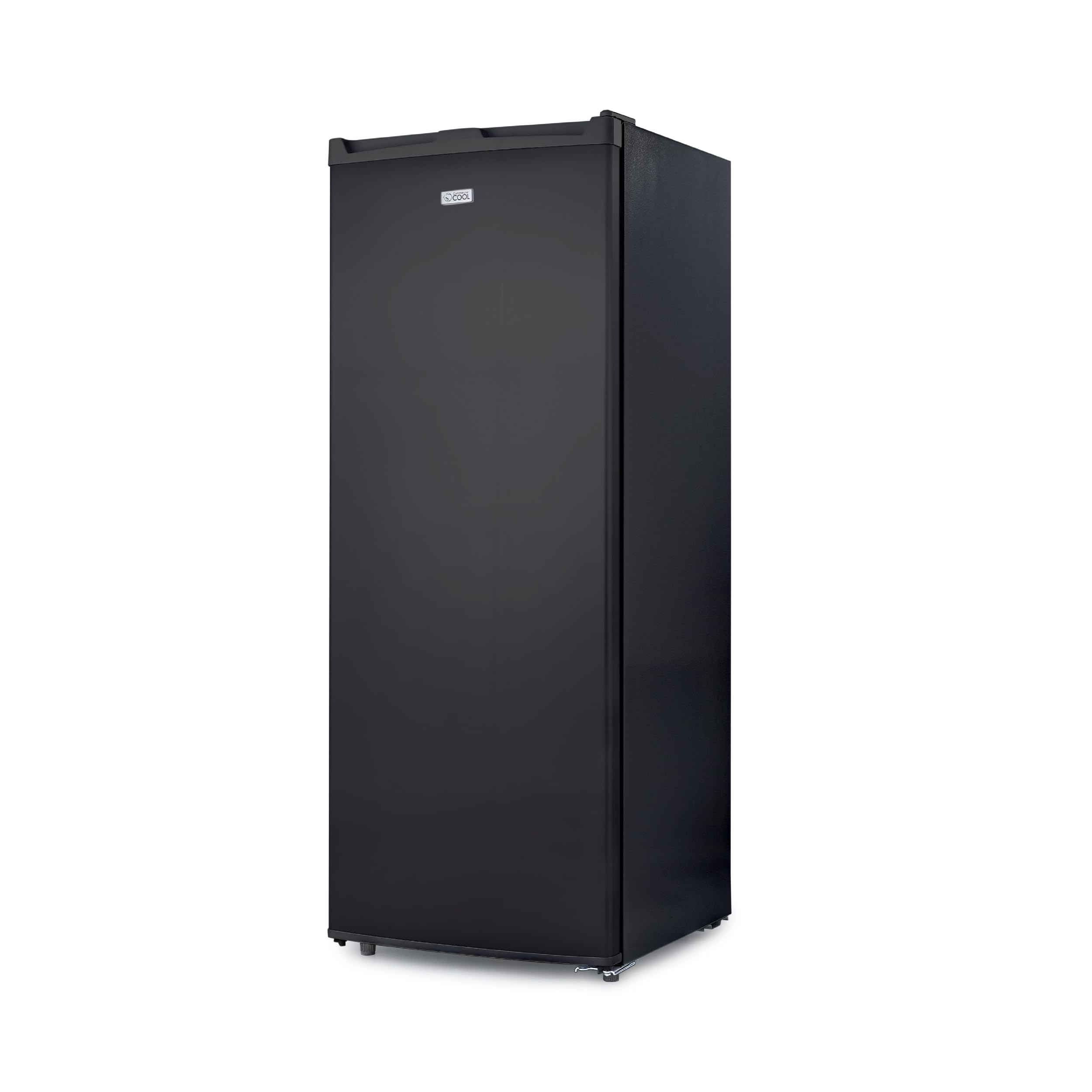 Commercial Cool Upright Freezer, Stand Up Freezer 6 Cu Ft with Reversible Door, Black | Fridge.com