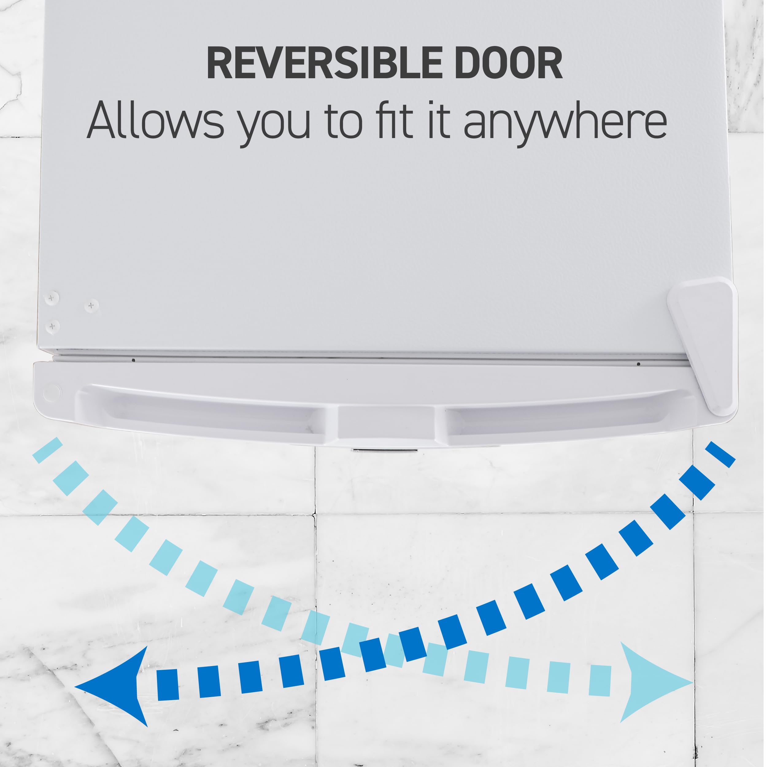 Ccfe Series Commercial Cool Portable 6 Cu. Ft. Undercounter Upright Freezer With Adjustable Temperature Controls - View 4 | Fridge.com