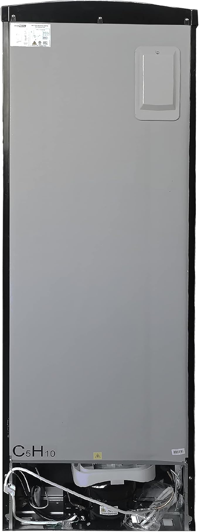 Conserv 24in Retro Bottom Mount 11cf Refrigerator Fast Freeze 110V In Black - View 3 | Fridge.com