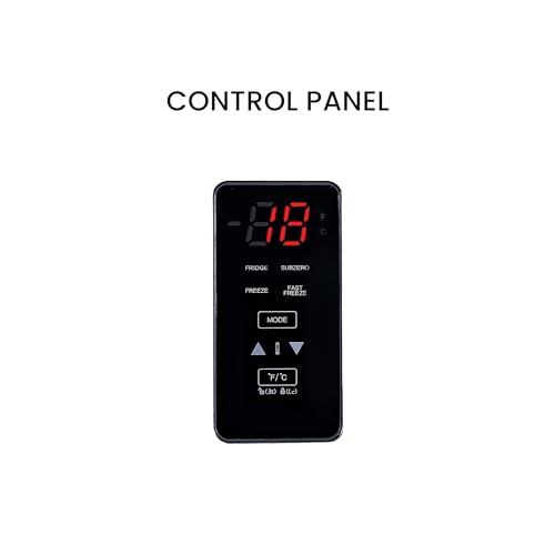 Conserv 17cf Upright Freezer Convertible Ref Garage Ready 28in Wide 110V(Black) - View 5 | Fridge.com