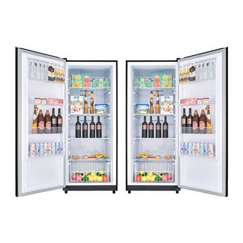 Conserv 17cf Upright Freezer Convertible Ref Garage Ready 28in Wide 110V(Black) - View 6 | Fridge.com
