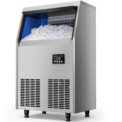 CIM Coolski 100 Lb. Daily Production Cube Clear Ice Under Counter Built-in Freestanding Ice Maker Machine | Fridge.com