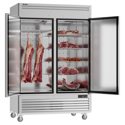 54" Commercial Freezer, 49 Cu. Ft. 2 Door Reach-in Upright Freezer — COOLSKI, model YY1-MF-49-Coolski