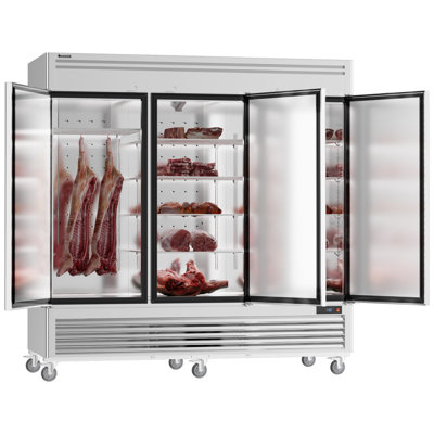 82" Commercial Freezer, 72 Cu. Ft. 3 Door Reach-in Upright Freezer - Stainless Steel — COOLSKI, model MF-83-Coolski