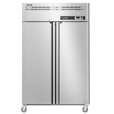 Cmr COOLSKI 48" W Commercial Refrigerator 2 Door, 36 cu.ft 2 Section Stainless Steel Solid Door Upright Reach In Refrigerator - View 1 | Fridge.com