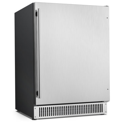 Coolski 23.6'' W 180 Cans (12 oz.) 5.3 Cubic Feet Outdoor Rated Beverage Cooler with Reversible Door | Fridge.com