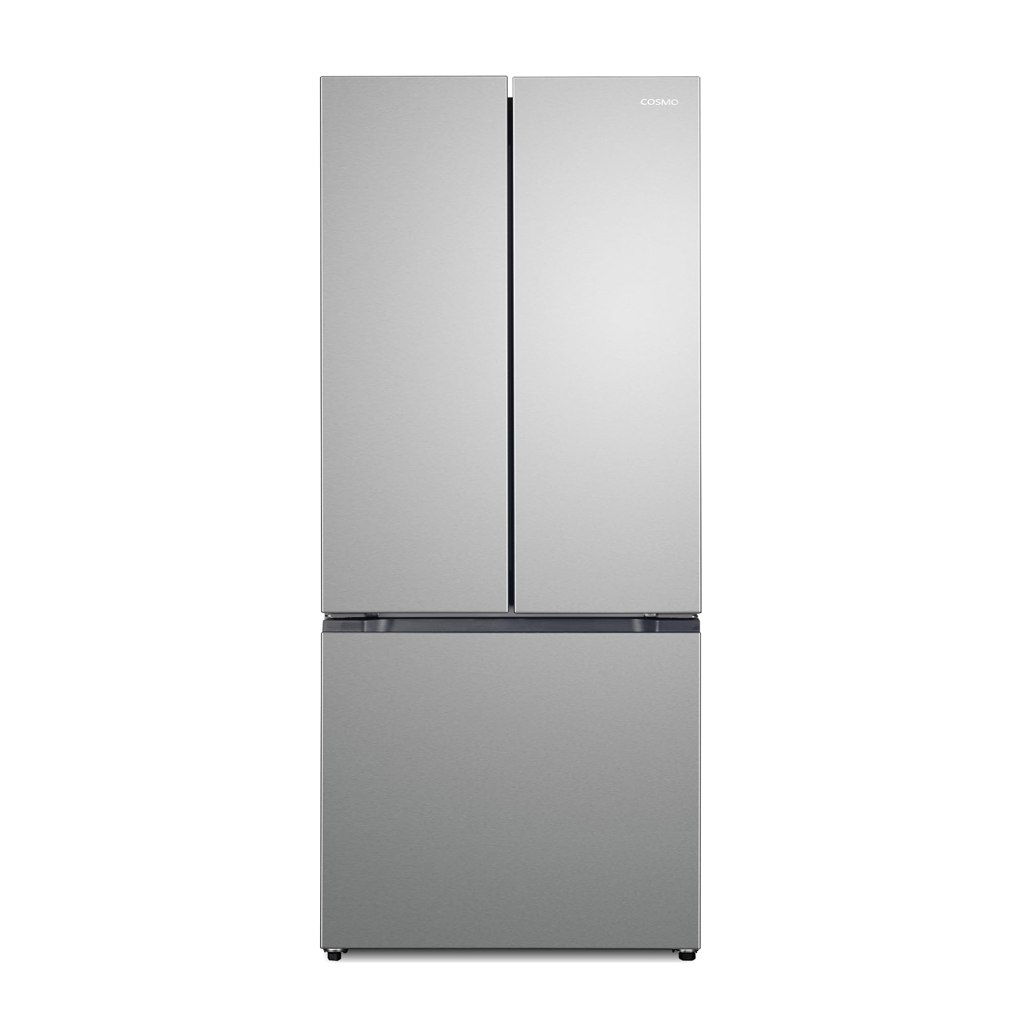 COSMO COS-RFFV183RS 30 in. Vista Collection 17.5 cu. ft. Counter Depth 3-Door French Door Refrigerator, Freezer Drawer, Stainless Steel | Fridge.com