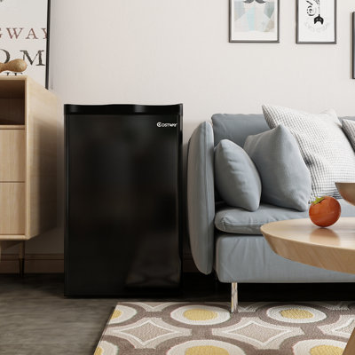 Costway 3.2 cu. ft. Freestanding Mini Fridge with Freezer | Fridge.com