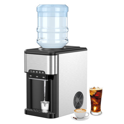 Costway 40 Lb. Daily Production Bullet Clear Ice Built-In Ice Maker | Fridge.com