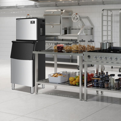 Costway 353 Lb. Daily Production Cube Ice Freestanding Ice Maker | Fridge.com