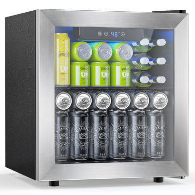 12-bottle Wine Cooler With Glass Door - Freestanding Mini Fridge For Optimal Wine Storage And Cooling | Fridge.com