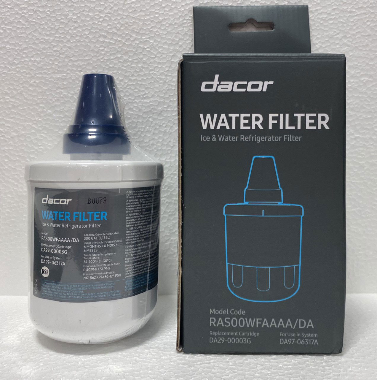 Dacor Ice & Water Refrigerator Filter — RAS00WFAAAA/DA | Fridge.com