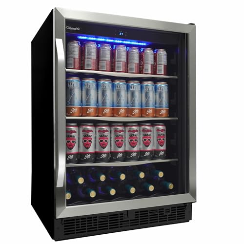 Danby Silhouette SBC057D1BSS Stainless Steel Single Zone Beverage Center | Fridge.com
