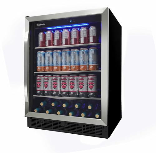 Danby Silhouette SBC057D1BSS Stainless Steel Single Zone Beverage Center | Fridge.com