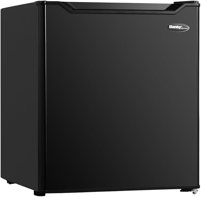 Danby 1.6 cu. ft. Compact Fridge In Black DAR016B1BM - View 2 | Fridge.com