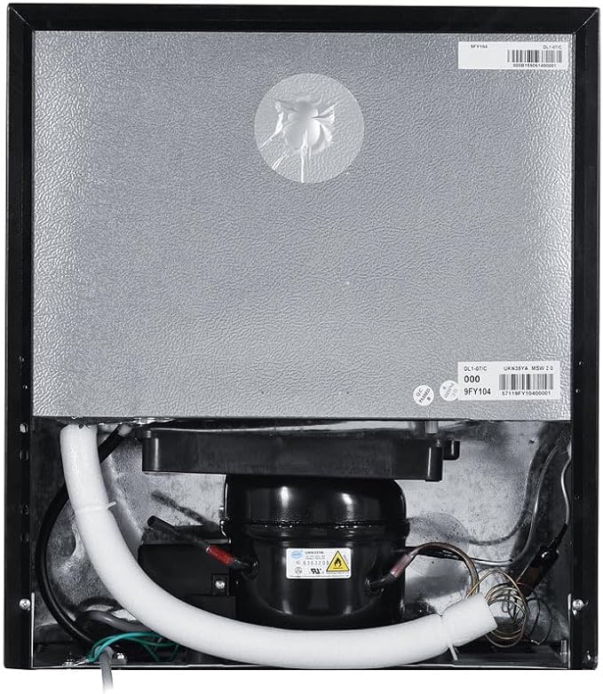 Danby 1.6 cu. ft. Compact Fridge In Black DAR016B1BM - View 4 | Fridge.com
