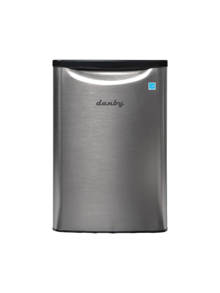 Danby 2.6 cu. ft. Compact Refrigerator 18-Inch Wide In Stainless Steel - View 2 | Fridge.com