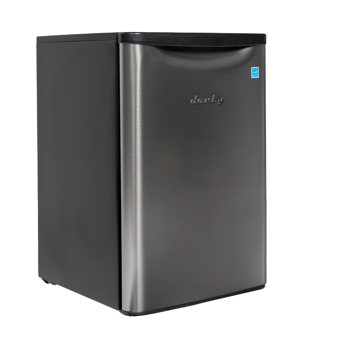 Danby 2.6 cu. ft. Compact Refrigerator 18-Inch Wide In Stainless Steel - View 4 | Fridge.com