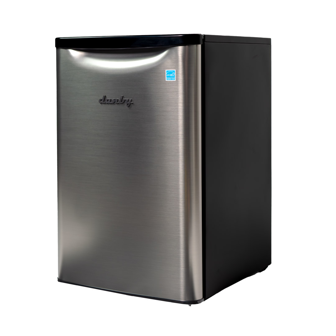 Danby 2.6 cu. ft. Compact Refrigerator 18-Inch Wide In Stainless Steel - View 5 | Fridge.com