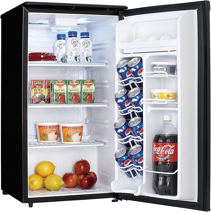 Danby Designer 3.3 cu. ft. Compact Fridge In Black - View 2 | Fridge.com