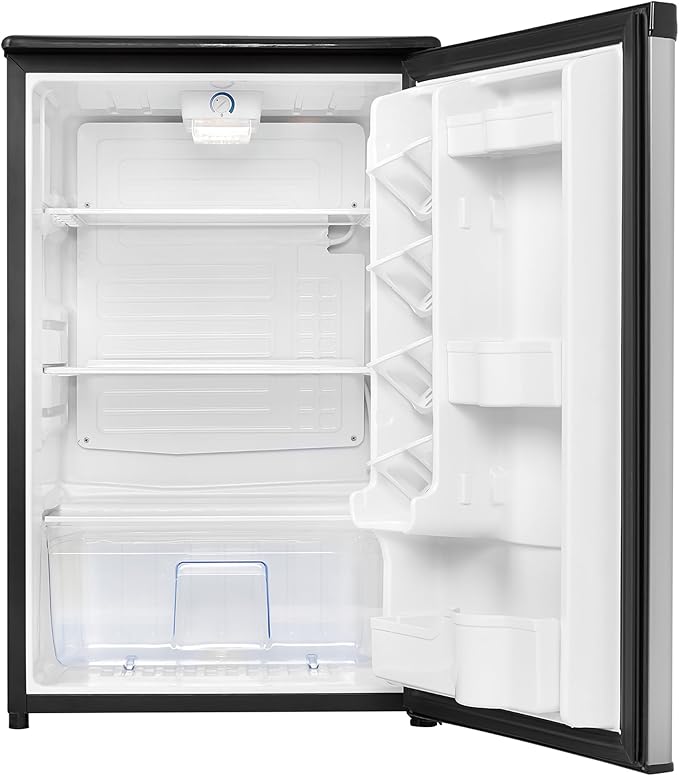 Danby Dar044a4bsldd 4.4 Cu. Ft. Compact Fridge, Stainless Steel - View 2 | Fridge.com