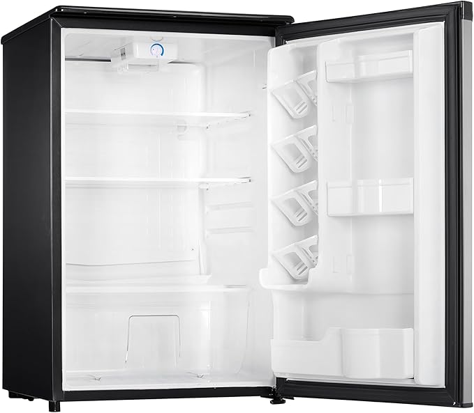 Danby Dar044a4bsldd 4.4 Cu. Ft. Compact Fridge, Stainless Steel - View 4 | Fridge.com