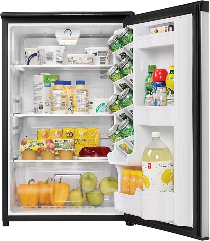 Danby Dar044a4bsldd 4.4 Cu. Ft. Compact Fridge, Stainless Steel - View 5 | Fridge.com