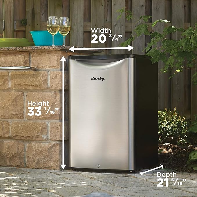 Danby Refrigerator,Ss,4.4 Cu. Ft. Dar044a6bsldbo - 1 Each - View 3 | Fridge.com