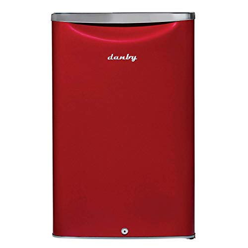 Danby DAR044A6LDB 4.4 cu. ft. Retro Compact Fridge In Metallic Red 4.4 cu. ft. (124 L) Capacity Compact All Refrigerator Featuring Danby’S Patented Design Energy Star Compliant - View 4 | Fridge.com