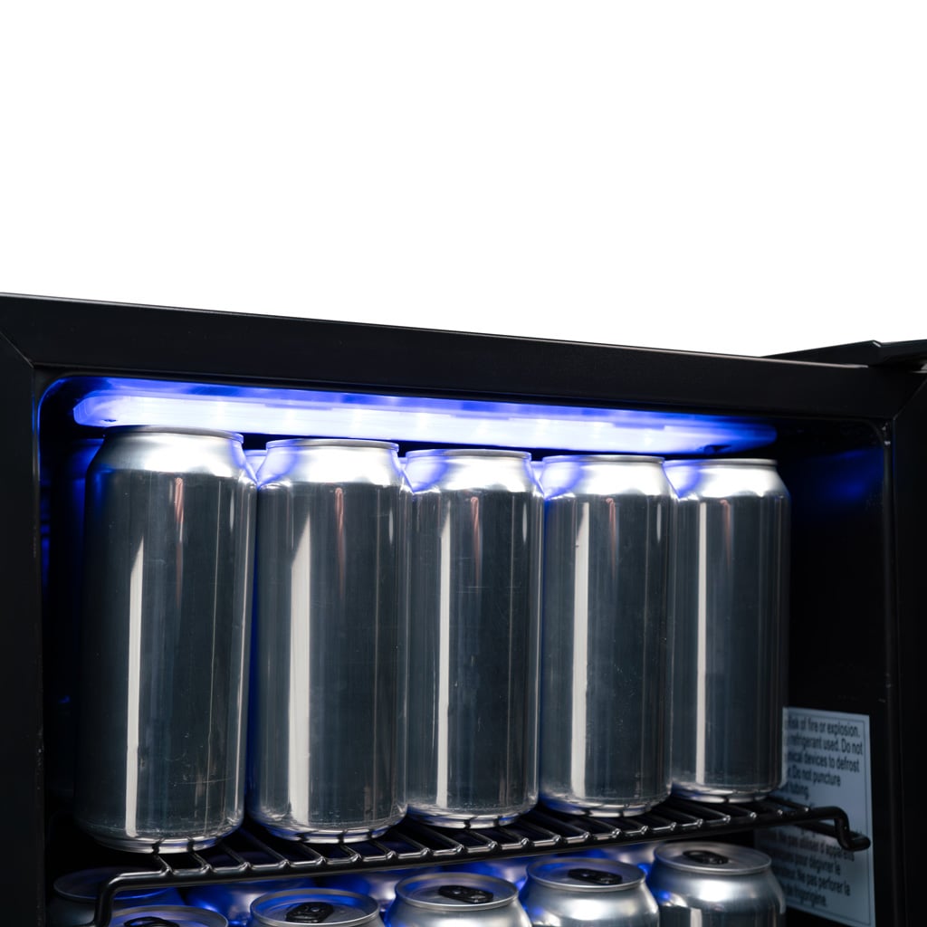 Danby 17.5'' W Freestanding 95 Cans (12 oz.) 2.6 Cubic Feet Beverage Cooler With Reversible Glass Door - View 2 | Fridge.com