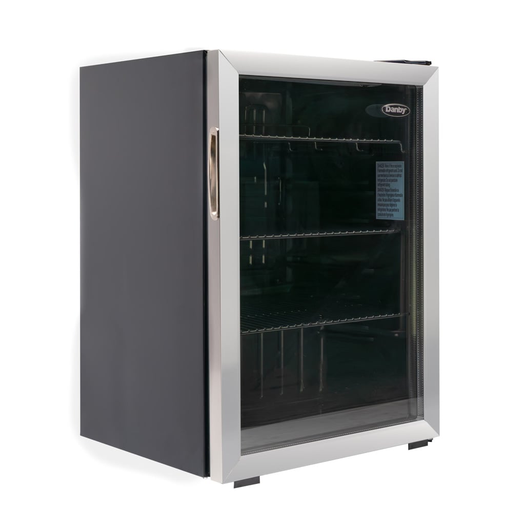 Danby 17.5'' W Freestanding 95 Cans (12 oz.) 2.6 Cubic Feet Beverage Cooler With Reversible Glass Door - View 4 | Fridge.com