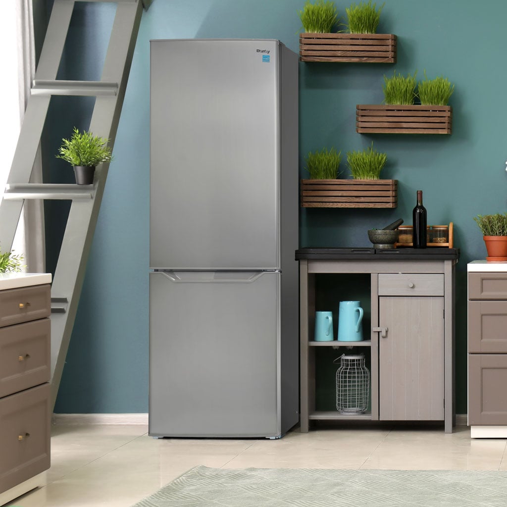 Danby 24 Inch Bottom Freezer Refrigerator DBMF100B1SLDB - View 6 | Fridge.com