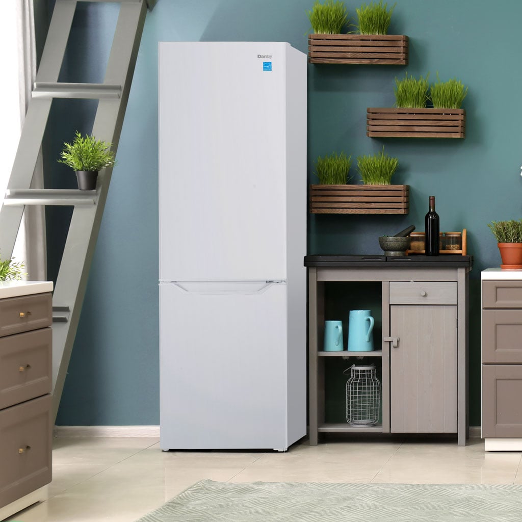 Danby 24 Inch Bottom Freezer Refrigerator DBMF100B1WDB - View 5 | Fridge.com