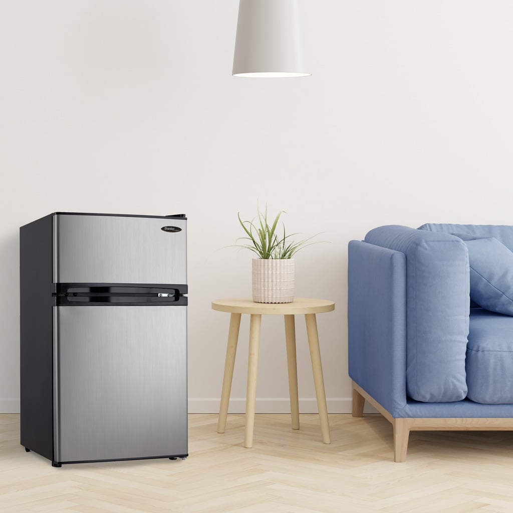 Danby 19 Inch Designer 19" Undercounter Compact Top Freezer Refrigerator DCR031B1BSLDD - View 6 | Fridge.com