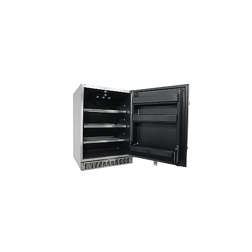Danby DAR055D1BSSPRO Silhouette 5.5 cu. ft. Stainless Steel Compact Refrigerator - Energy Star - View 6 | Fridge.com