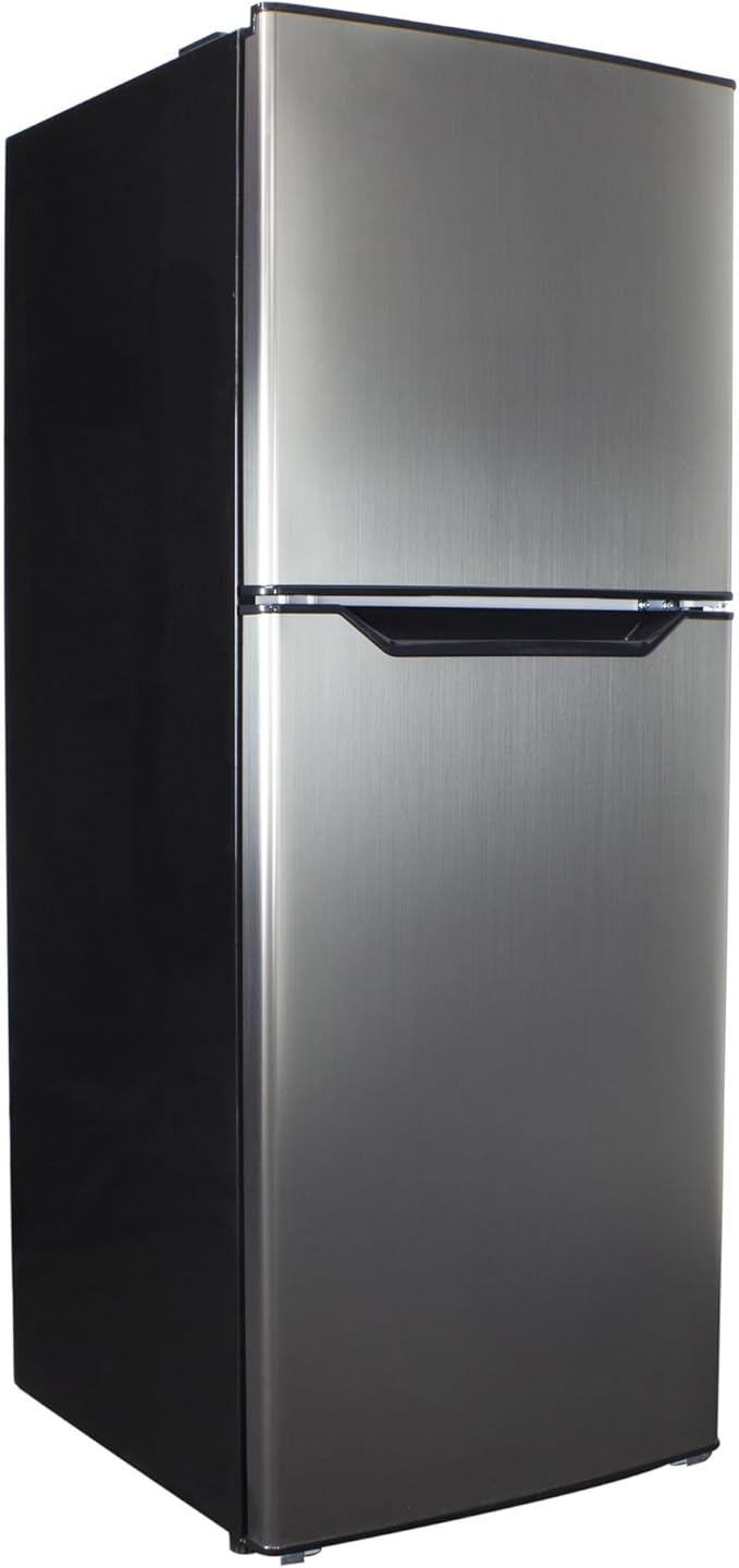 Danby DFF070B2BSLDB-6 7.0 cu. ft. Frost Free Top Mount Freezer In Black Stainless Steel - View 3 | Fridge.com