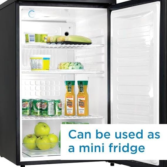 Danby DKC054A1BSLDB 5.4 cu.ft. Kegerator, Auto Defrost And Mechanical Thermostat, Keg Cooler With Scratch-Resistant Worktop And Reversible Door Hinge, Single Tap, Steel - View 5 | Fridge.com