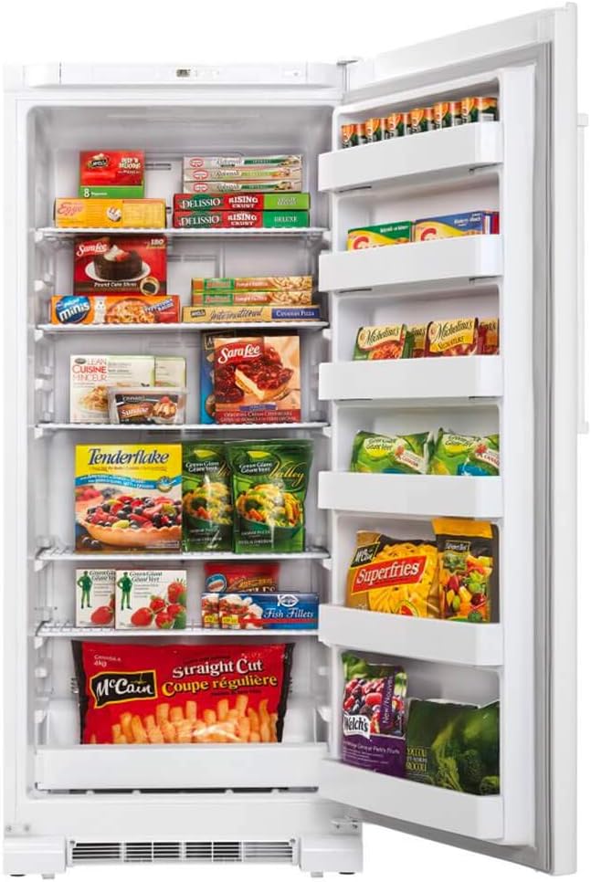 Danby DUF167A3WDD 16.7 cu.ft. White Upright Freezer - View 3 | Fridge.com