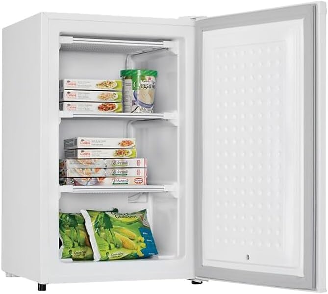 Danby DUFM032A3WDB 3.2 cu.ft. Upright Freezer With 2 Shelves, Garage Ready With Scratch-Resistant Worktop - View 6 | Fridge.com
