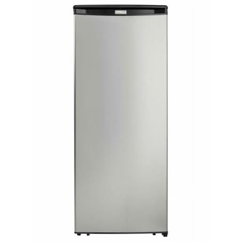 Danby Designer Danby DUFM085A4BSLDD-6 8.5 Cu.Ft. Garage Ready Upright Freezer with 5 Shelves, Mechanical Thermostat and Manual Defrost, Energy Star Rated | Fridge.com
