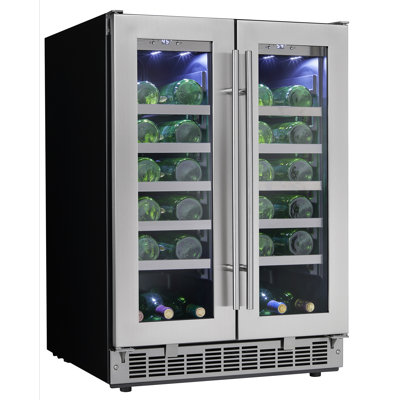 Danby Dual Zone 25.56'' Built-In 42 Bottle Wine Refrigerator With Reversible Door - View 1 | Fridge.com
