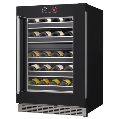 37 Bottle Silhouette Dual Zone Built-In Wine Refrigerator | Fridge.com