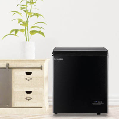 4.0 Cubic Feet Chest Freezer with Adjustable Temperature Controls with 2 Hanging Baskets Electronic Control to 1 Top Door Open Freezer Energy Saving | Fridge.com