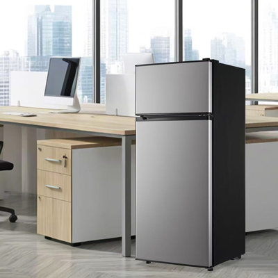 DEMULLER 4.5 Cu.Ft Mini Fridge with Freezer Mini Fridge with Adjustable Shelves Small Refrigerator with 2-Door for Home, Kitchen, Office and Bedroom | Fridge.com