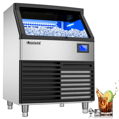 Commercial Ice Maker Machine 360lbs/day, 26 Under Counter Ice Maker With 700w Secop Compressor/large Storage Capacity, Etl Approved Ice Machine For | Fridge.com