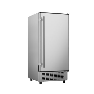 IceOrbit 15" Under Counter Ice Maker 80lbs/24h With 25lbs Storage Bin, Built-in Freestanding Ice Machine, Stainless Steel Self-cleaning Under Cabinet | Fridge.com