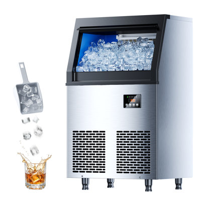 Commercial Under Counter Ice Machine, 200 lbs/24H with 35 lbs Bin | Fridge.com