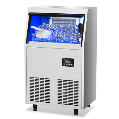 Commercial Ice Maker Machine 200LBS/24H , 45 Ice Cubes in 12-15 Minutes | Fridge.com