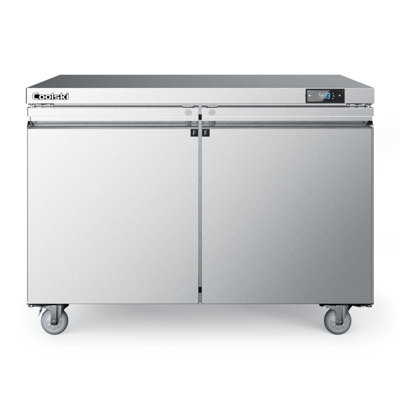 48" 13.4 Cu. Ft. Auto/Cycle Defrost Commercial Undercounter Upright Freezer - Stainless Steel | Fridge.com