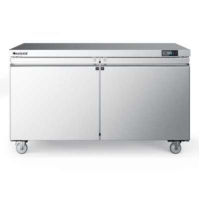 60" 17.6 Cu. Ft. Auto/Cycle Defrost Commercial Undercounter Upright Freezer - Stainless Steel | Fridge.com